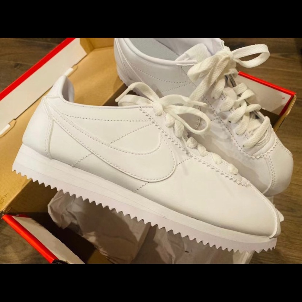 Brand new in box Nike Cortez women’s shoes.  Never worn still in box. 6.5